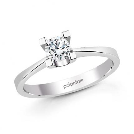 0.25 ct. Pırlanta Tektaş Yüzük